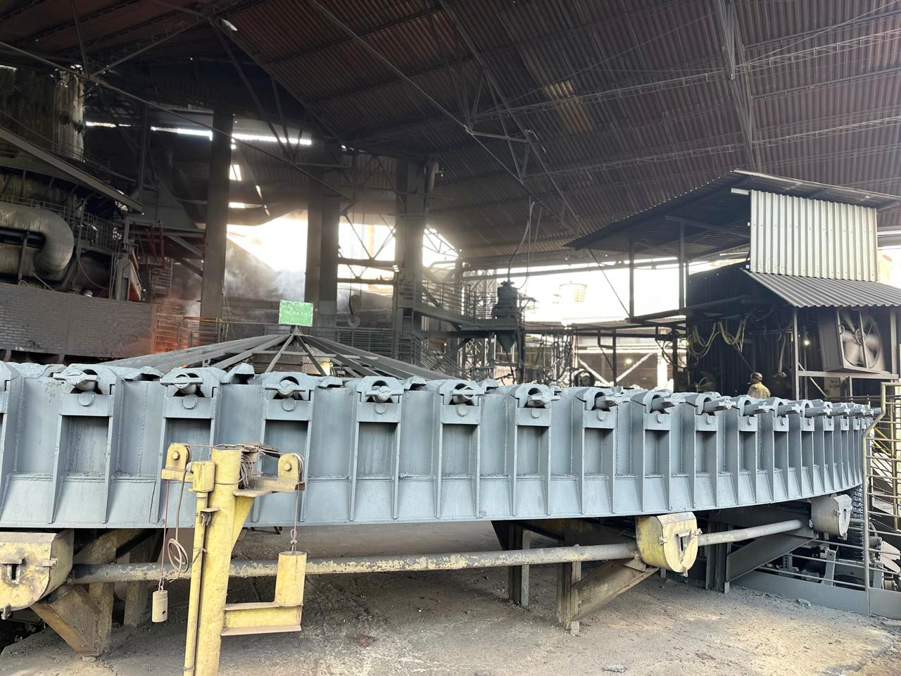 Roda de Lingotamento Contínuo · Alto-Forno — foto 1